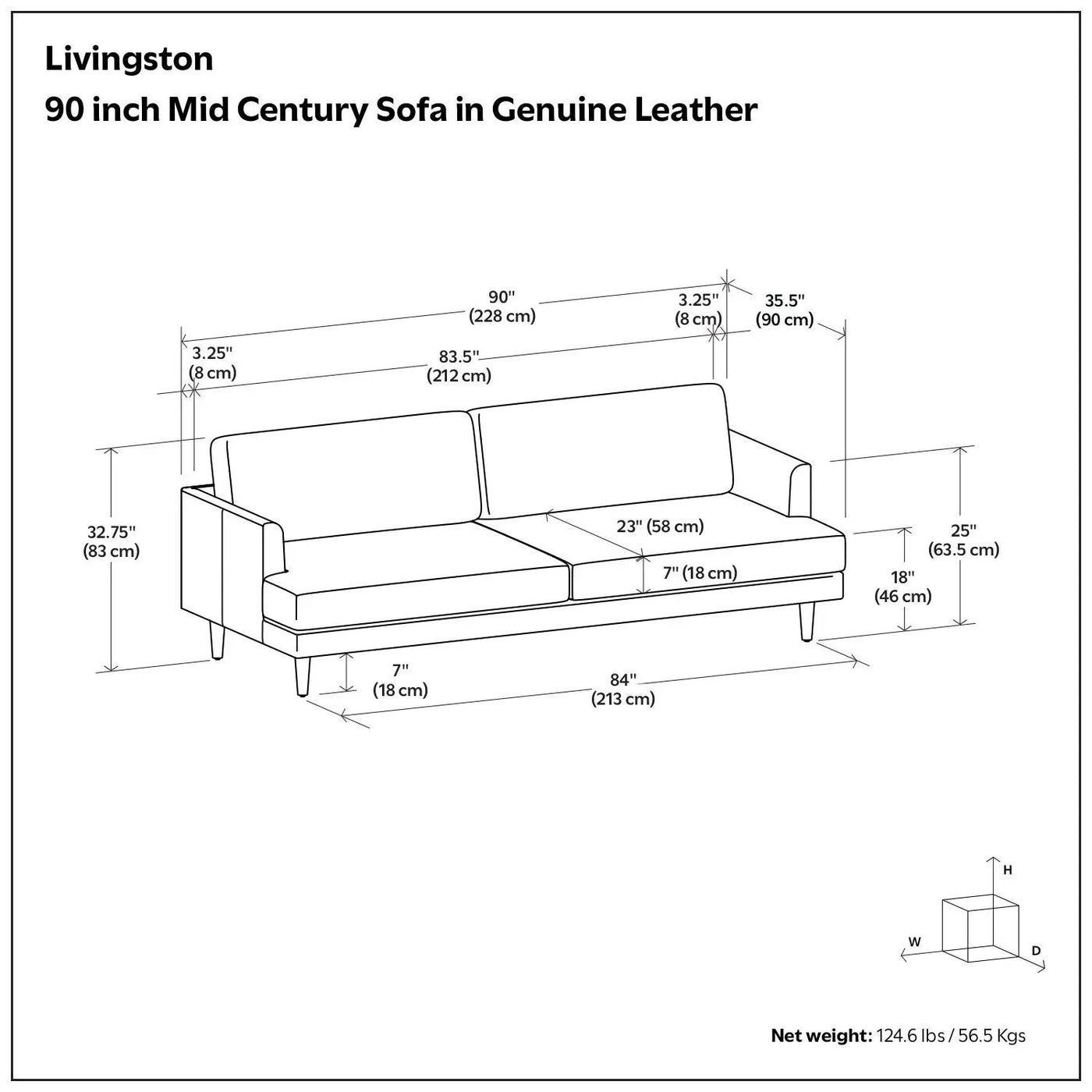 Livingston - Upholstered Sofa by Unique Piece Furniture