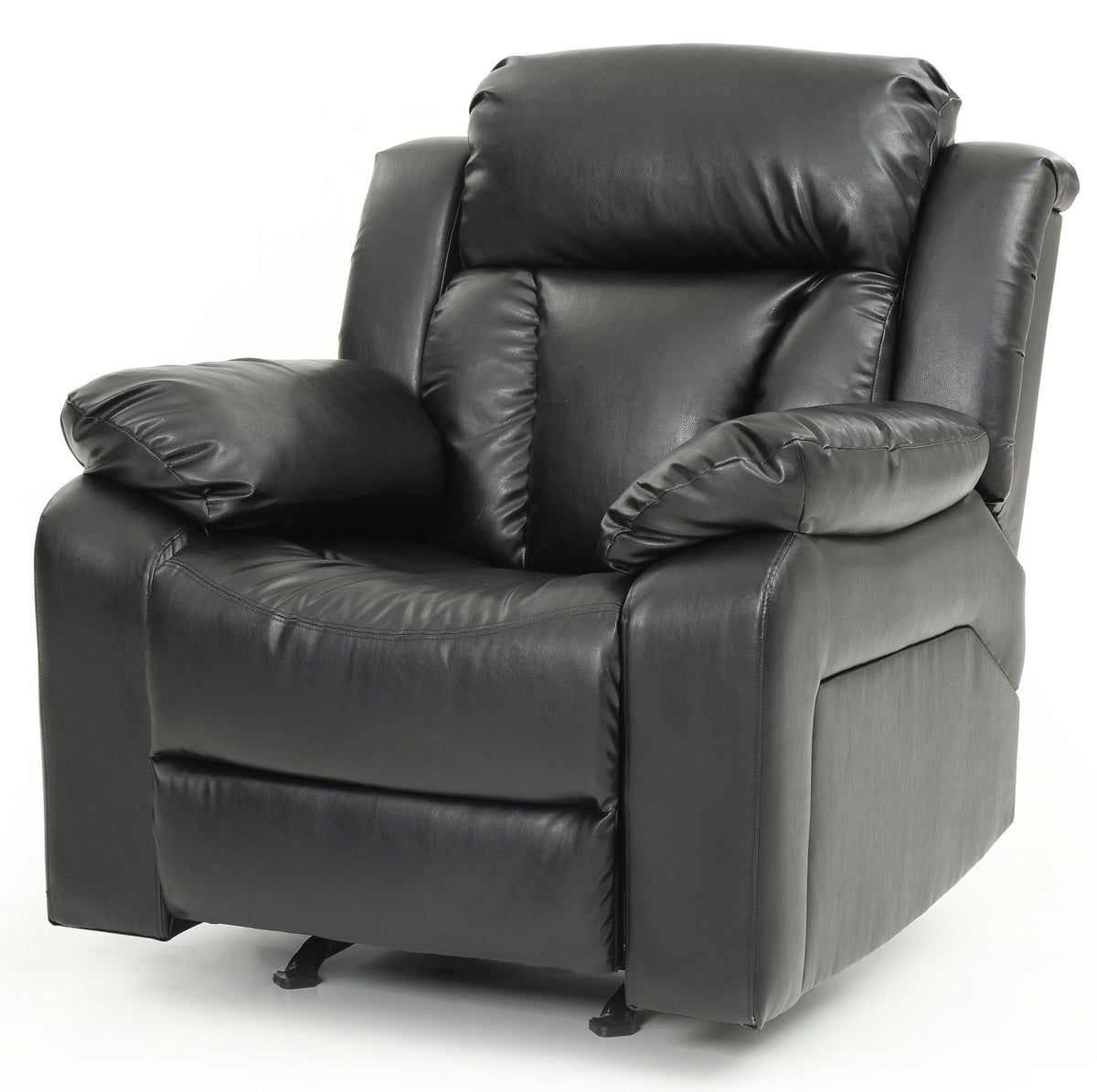 Comfortable Rocking Motion Recliner Chair with Rocking Feature - Dark Gray, White, Black, or Dark Brown, photo 13 of 21