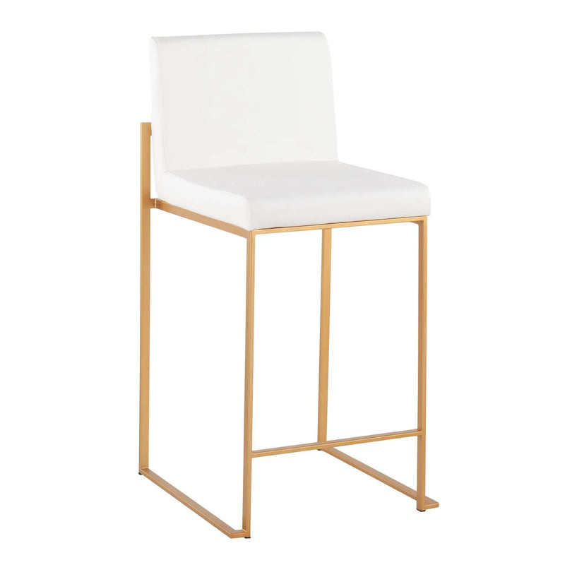 Fuji - Contemporary High Back Stylish Counter Stool by HouseOfZazla