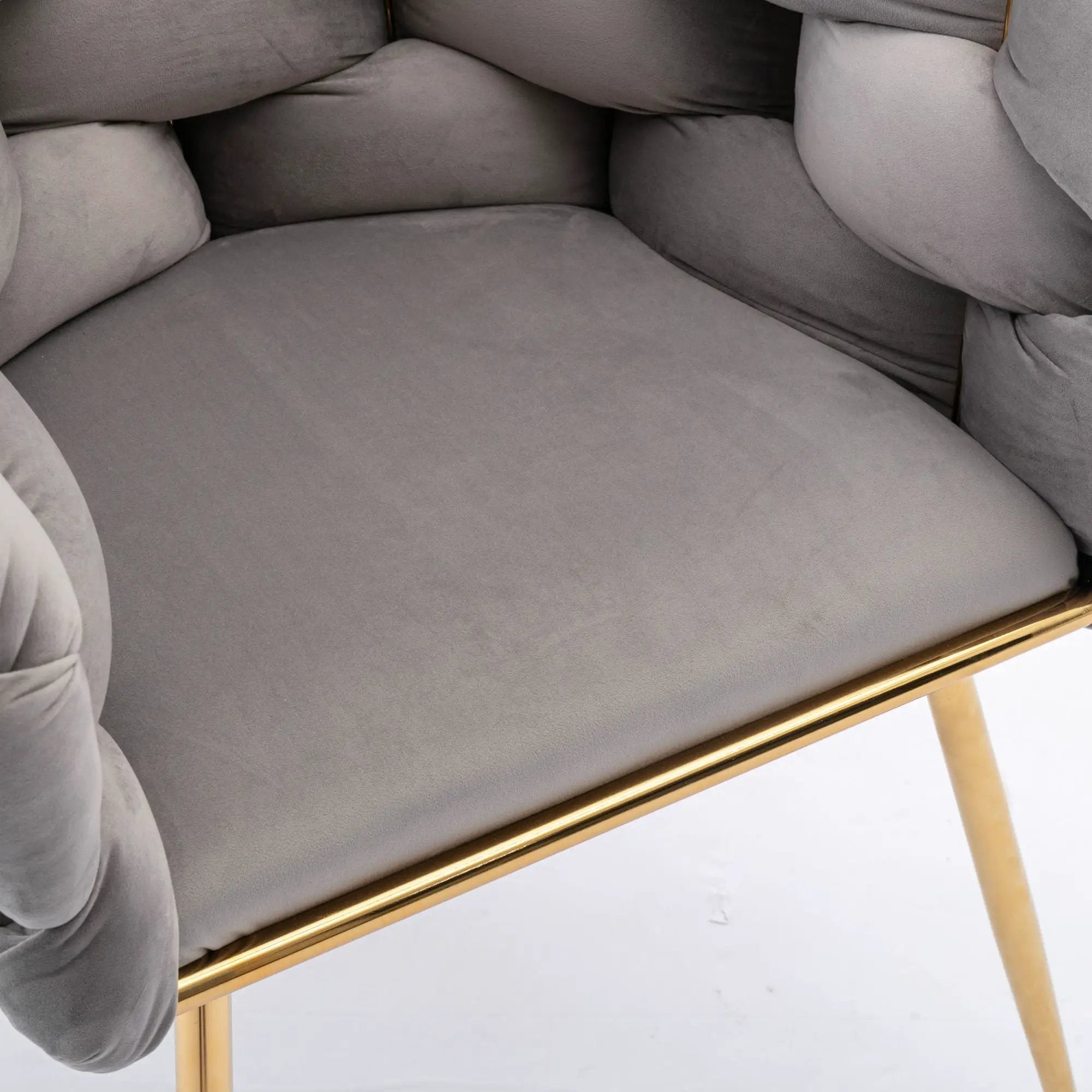 Luxury Modern Simple Leisure Single Sofa Chair Bedroom Lazy Person Household Dresser Stool Manicure Table Back Chair by HouseOfZazla