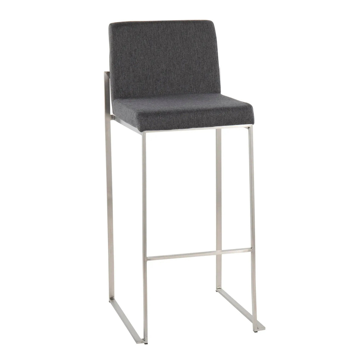 Fuji - Contemporary And Modern Elegance High Back Barstool by HouseOfZazla