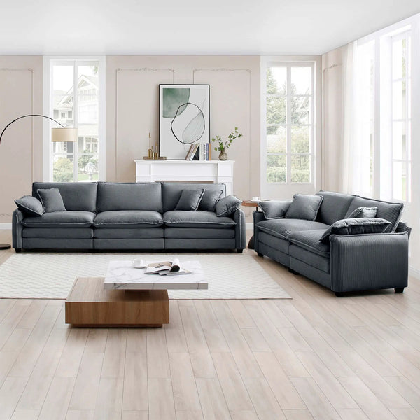 Family Sofa Set - Deep Seat Sofa for Home Cinema and Living Room, photo 2 of 10