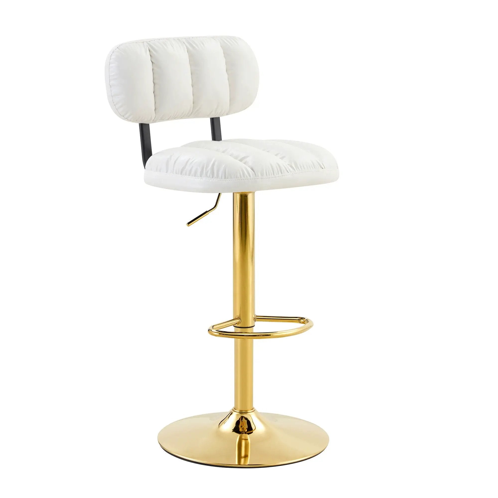 Adjustable Height Bar Stools & Footrest For Kitchen Island (Set of 2) by Unique Piece Furniture