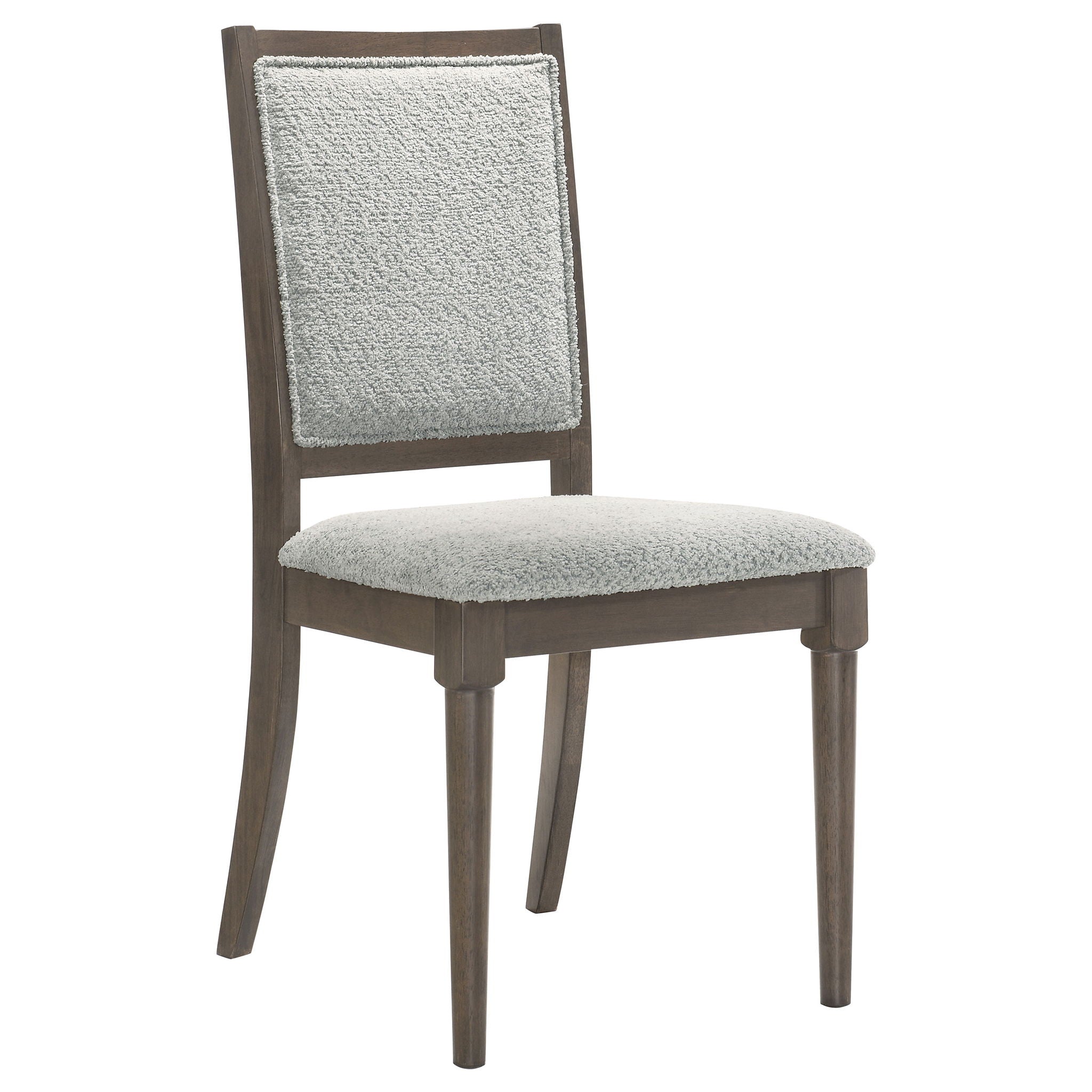 Perkins - Upholstered Dining Side Chair (Set of 2) - Dark Brown by HouseOfZazla