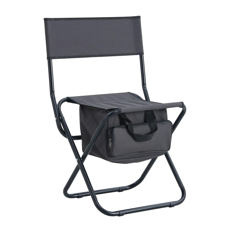 Folding Outdoor Chairs With Storage Bag, Portable Chair For Indoor, Outdoor Camping, Picnics And Fishing by HouseOfZazla