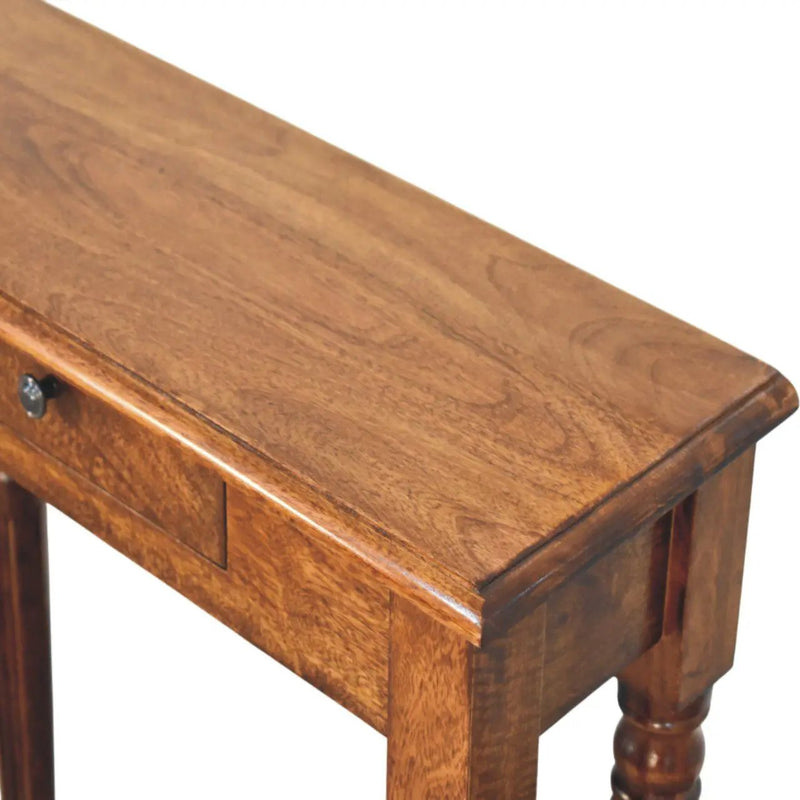 Turned Legs Drawer Console Table by HouseOfZazla