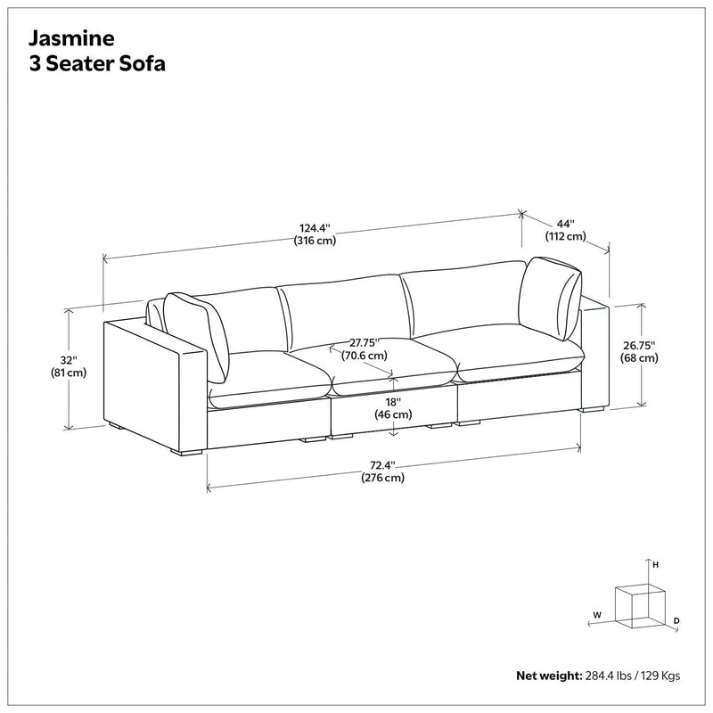 Jasmine - Handcrafted Sofa by Unique Piece Furniture