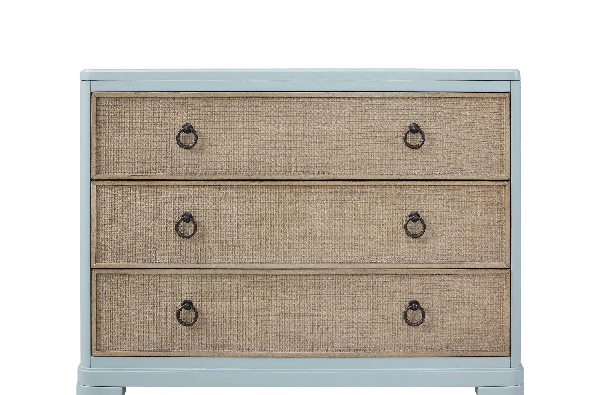 Panel Bedroom Set With 3 Drawer Nightstand, Casual Dresser, Cane Mirror, 3 Drawer Cane Front Chest And Bench by HouseOfZazla