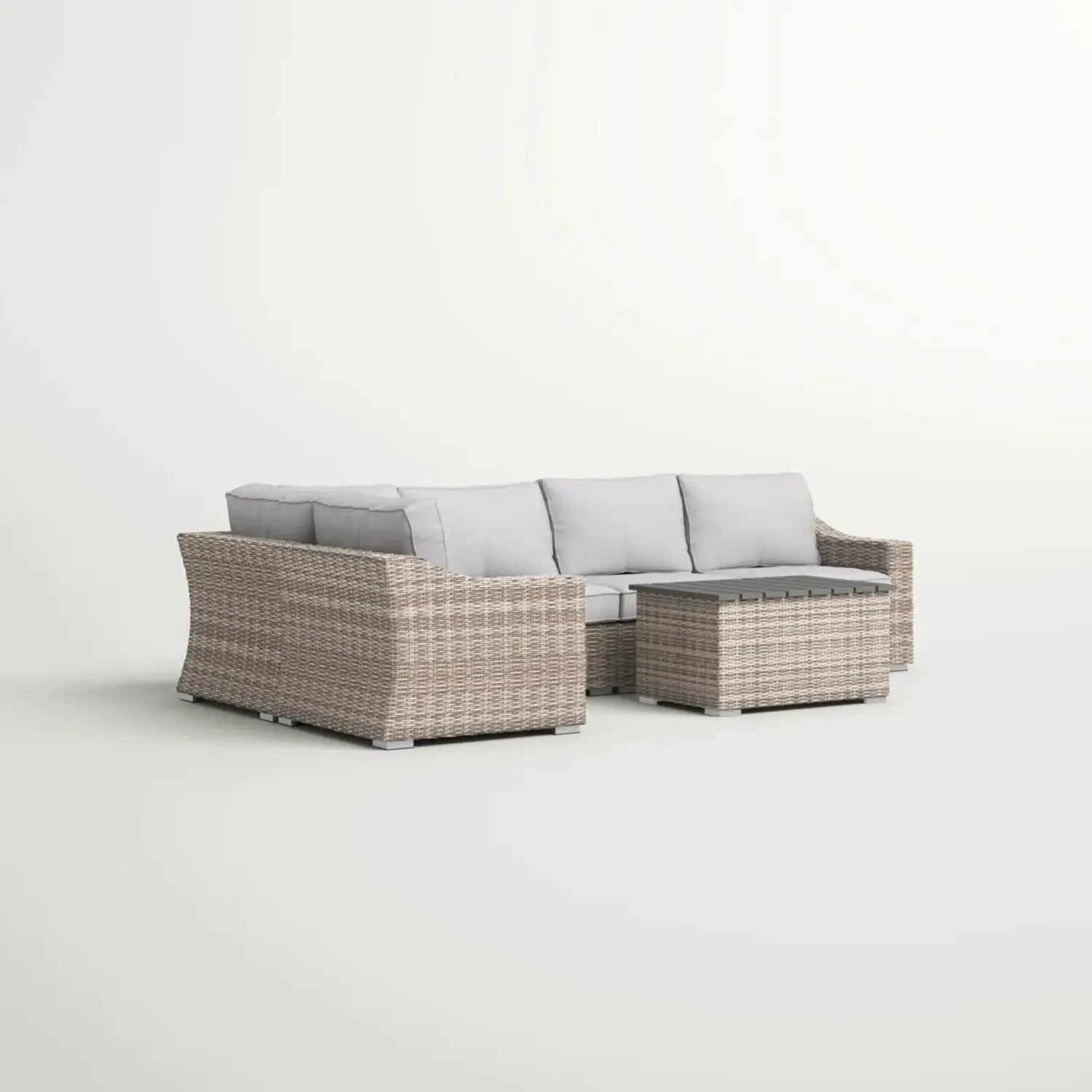 Stylish Sofa Seating Group With Cushions Perfect For Outdoor Gatherings by HouseOfZazla