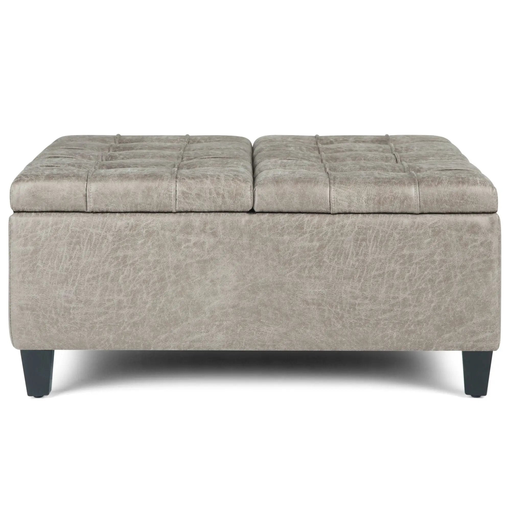Harrison - Upholstered Coffee Table Storage Ottoman by Unique Piece Furniture