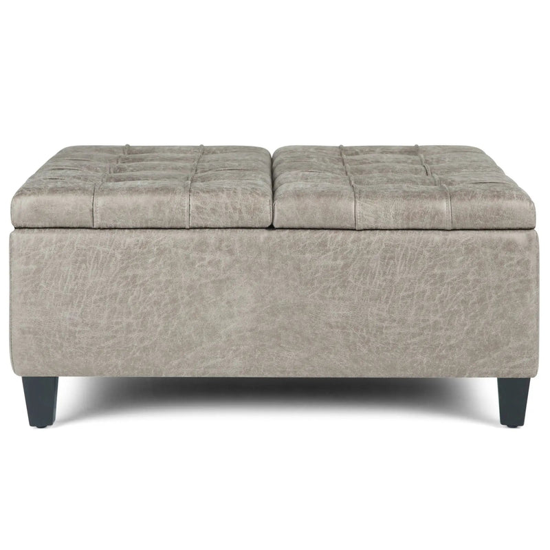 Harrison - Upholstered Coffee Table Storage Ottoman by Unique Piece Furniture