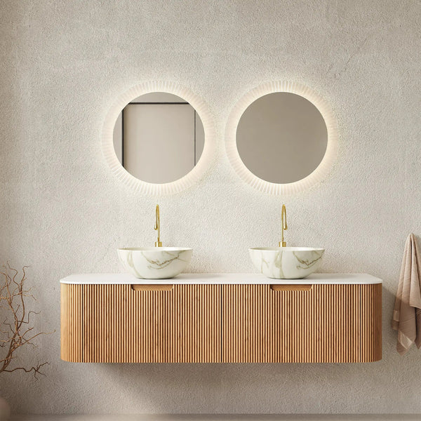 Dina 60" Bathroom Vanity & Sinks, photo 2 of 10