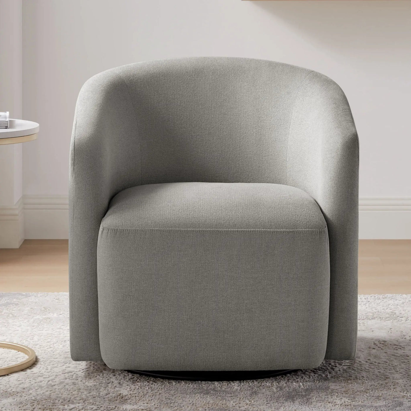 Ardena - Modern Swivel Barrel Chair by HouseOfZazla