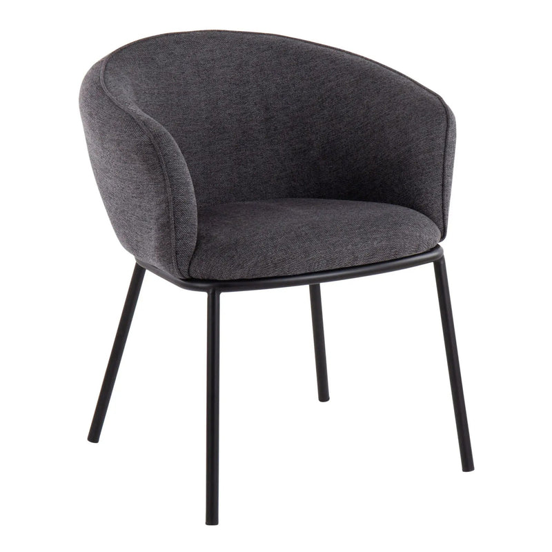 Ashland - Contemporary Chair - Black / Charcoal by Unique Piece Furniture