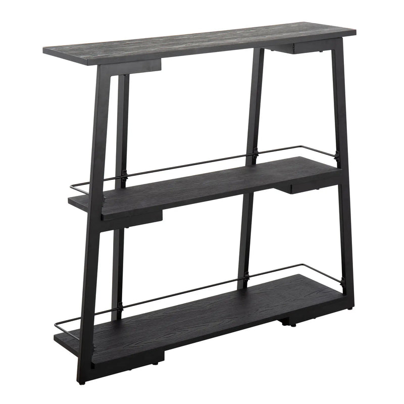 Converge - Industrial Bookcase - Black by HouseOfZazla