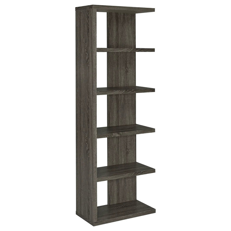 5 Shelf Bookcase - Gray by HouseOfZazla