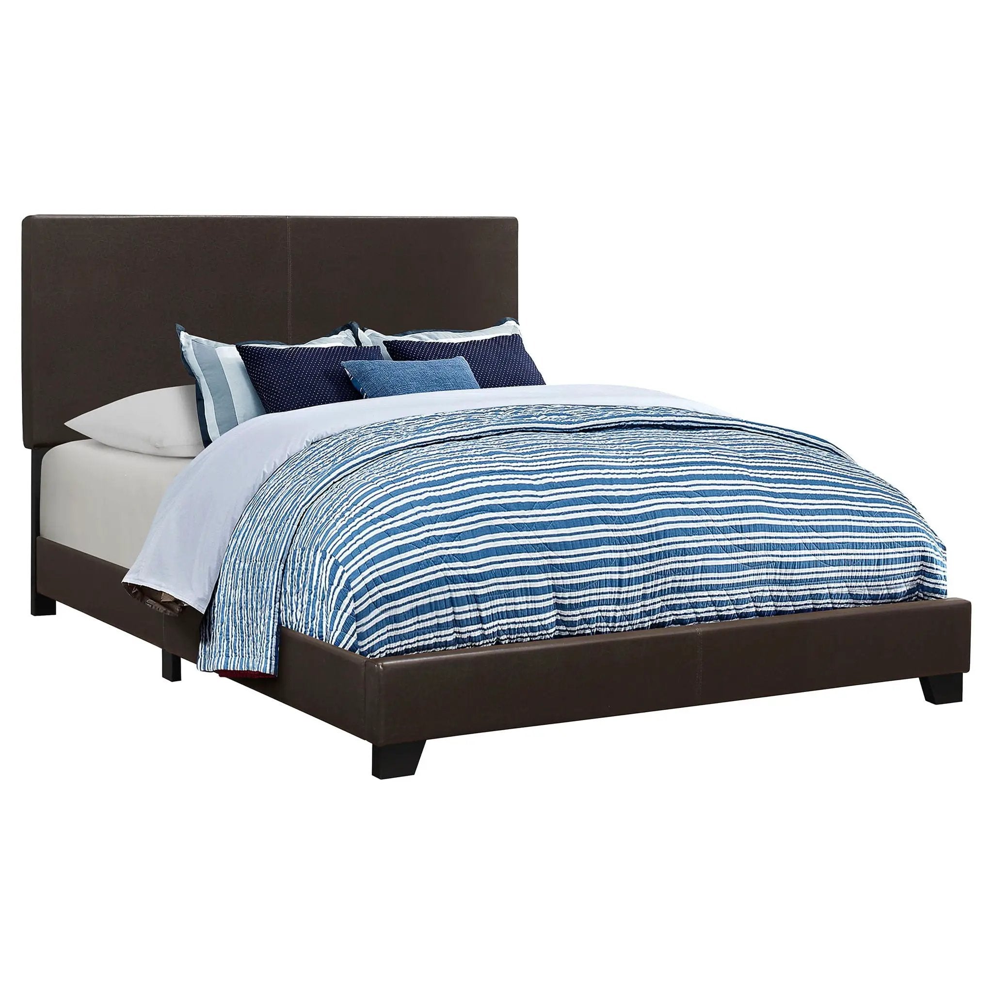 Dorian 5-piece Eastern King Bedroom Set Dark Cocoa by Unique Piece Furniture