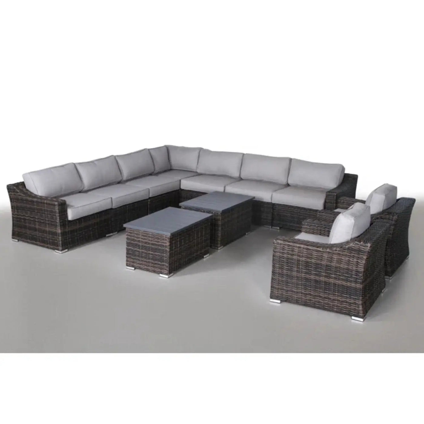 Stylish Sofa Seating Group With Cushions Perfect For Outdoor Gatherings by HouseOfZazla