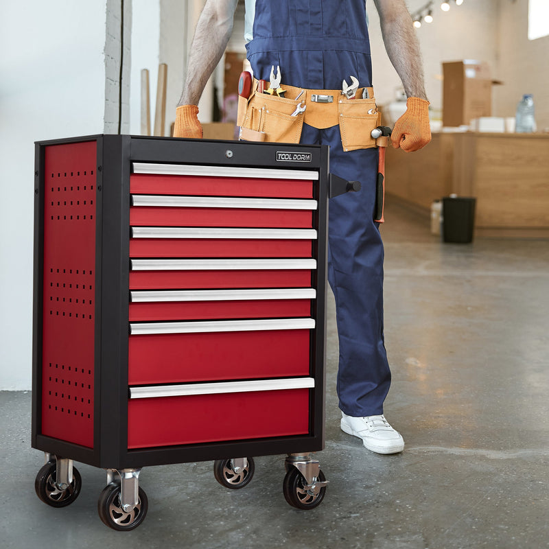 7-Drawer Rolling Tool Chest with Locking Wheels & Drawers by HouseOfZazla