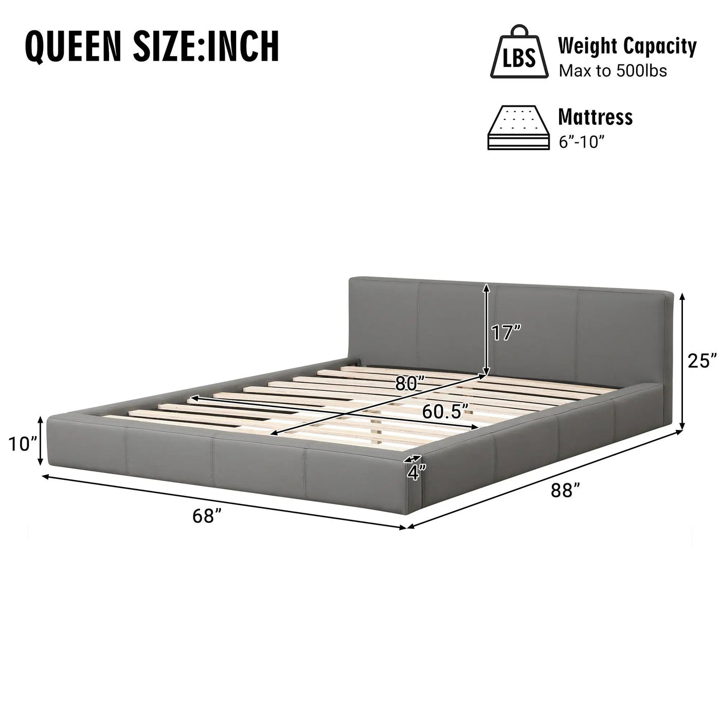 Stylish Upholstered Bed With Birch Wood Frame by HouseOfZazla