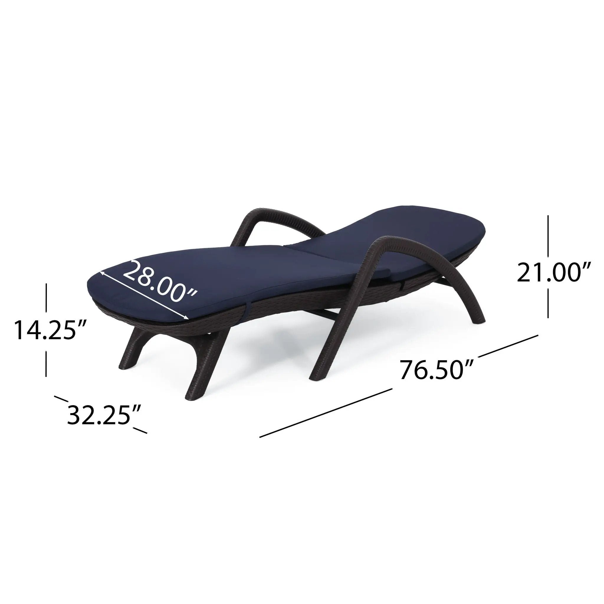Mikael - Chaise Lounge With Cushion by HouseOfZazla