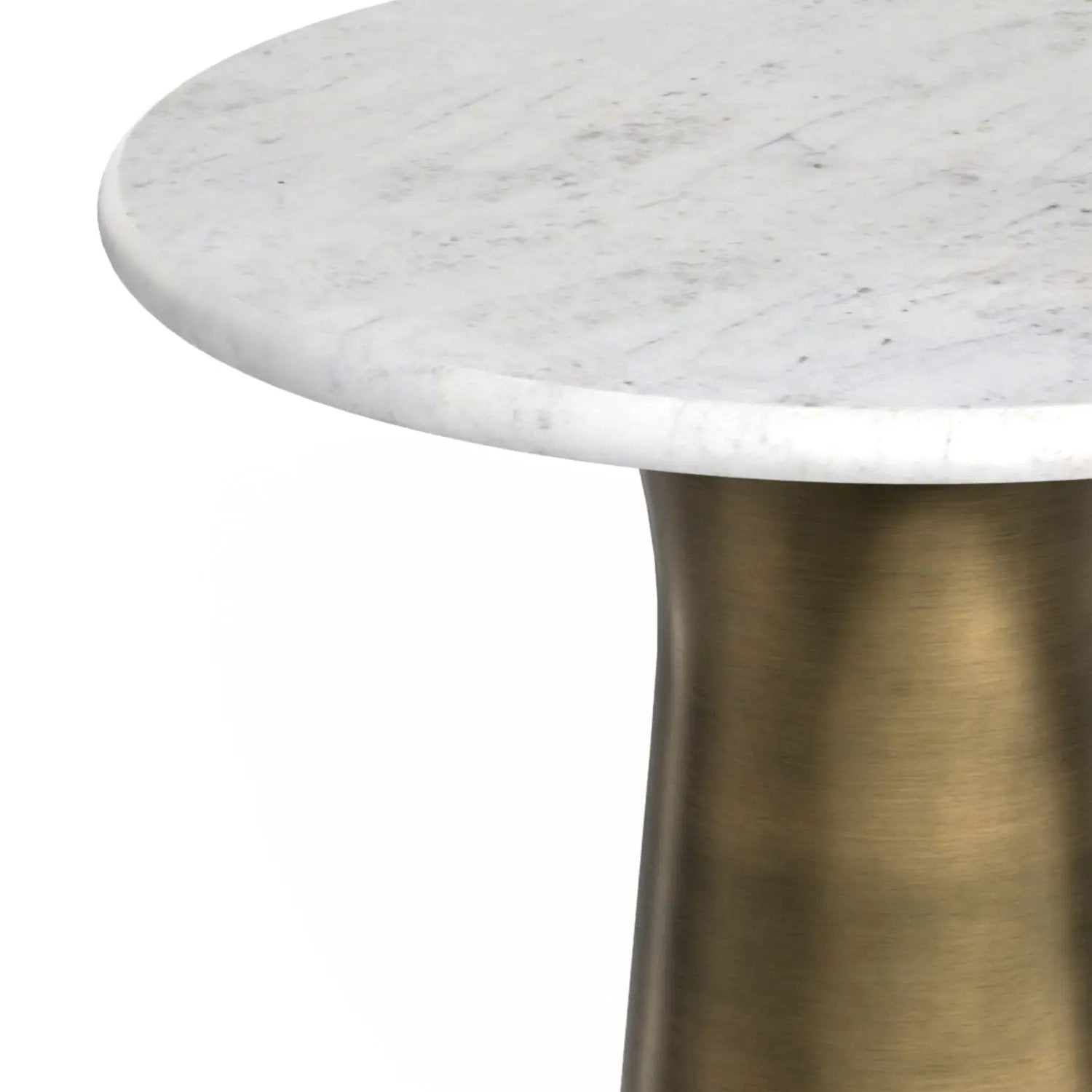 Nicollette - Side Table - Antique Brass by Unique Piece Furniture