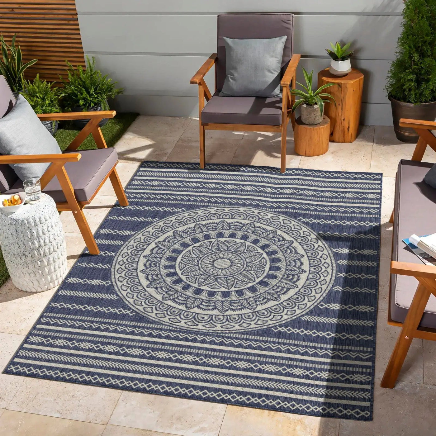 Sunshine - Indoor / Outdoor Area Rug - Polypropylene by HouseOfZazla