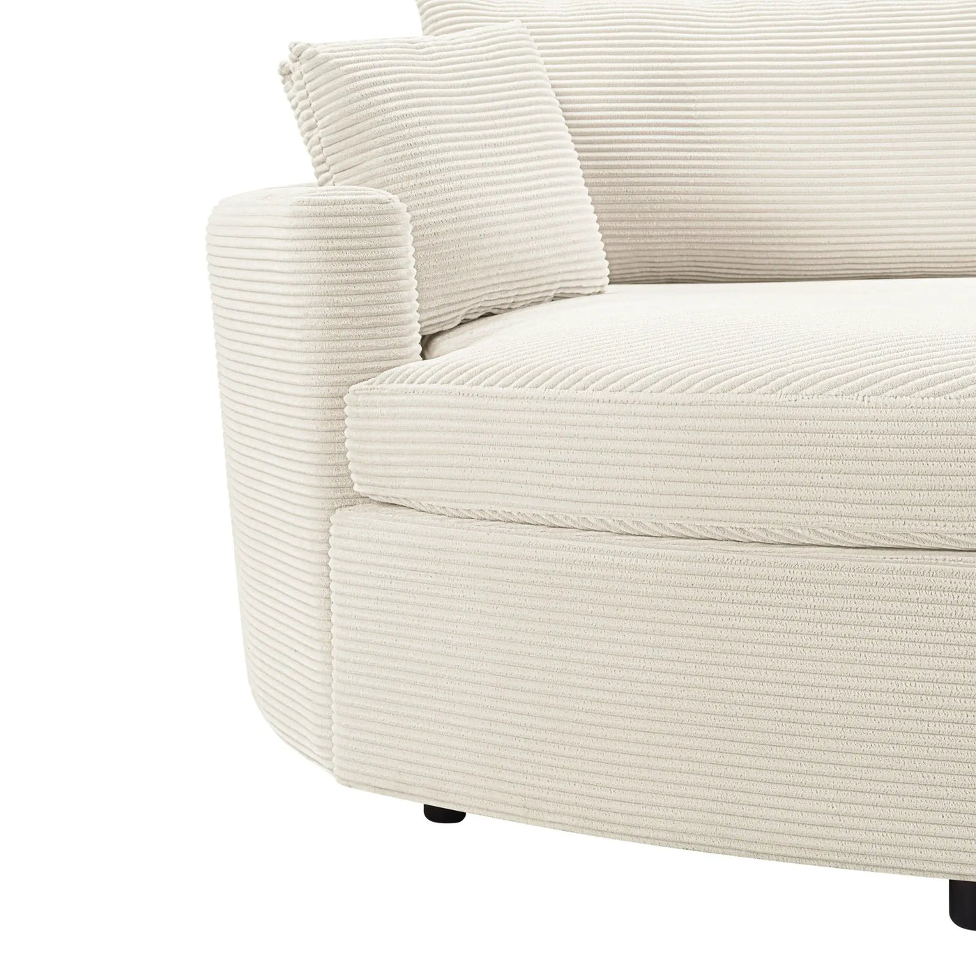 Oversized Double Chaise Lounge Sofa With USB Ports by HouseOfZazla