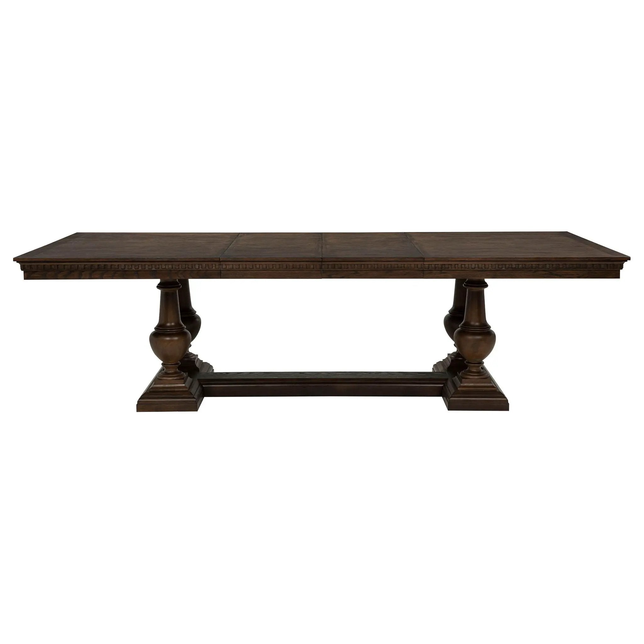 Ridgewell 7-piece Rectangular Trestle Dining Set Dark Oak by Unique Piece Furniture