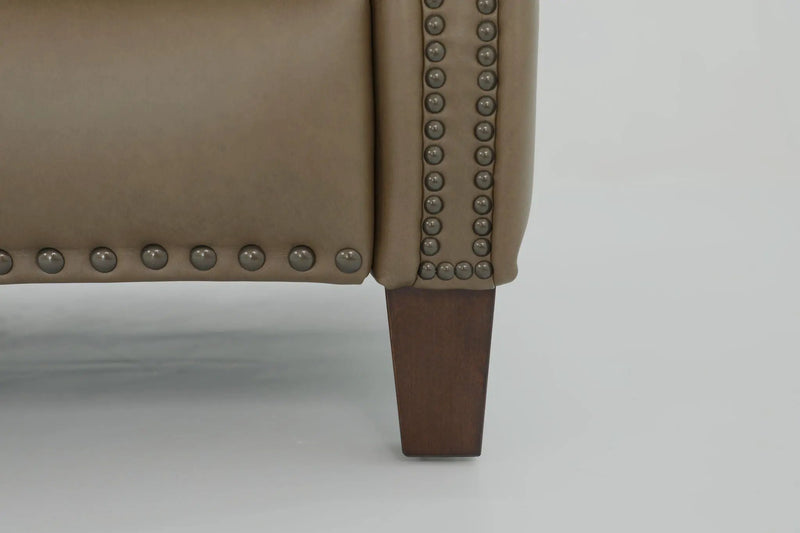 Melrose - Recliner Push Thru The Arm - Cashmere-Taupe by Unique Piece Furniture
