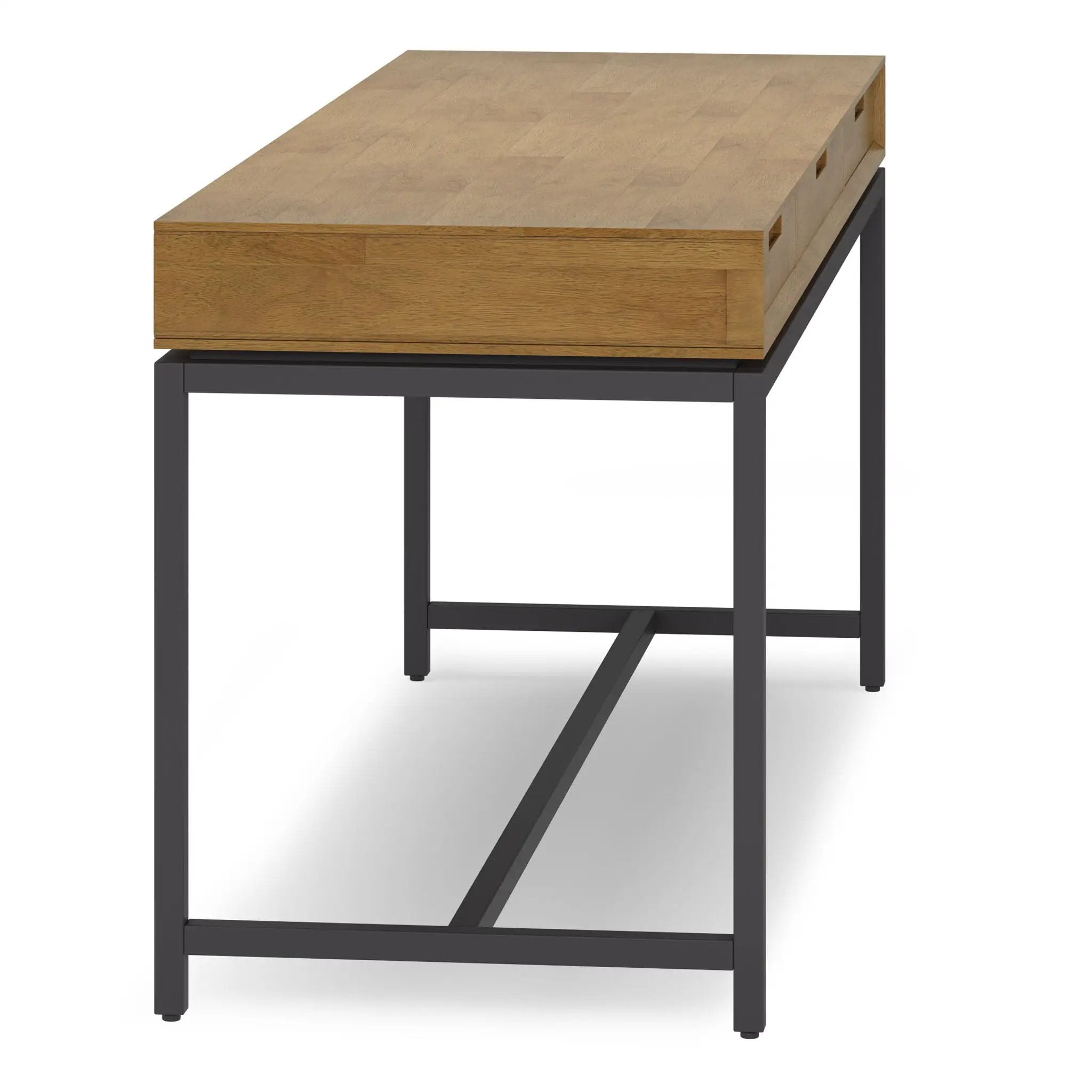 Banting - Mid Century Wide Desk, Handcrafted by Unique Piece Furniture