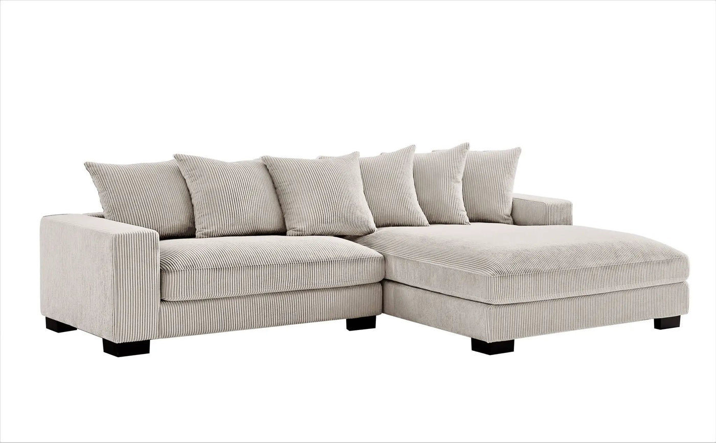 Luxe - Oversized 2 Piece Sectional Couches For Living Room, L Shaped Sofa With Chaise by Unique Piece Furniture