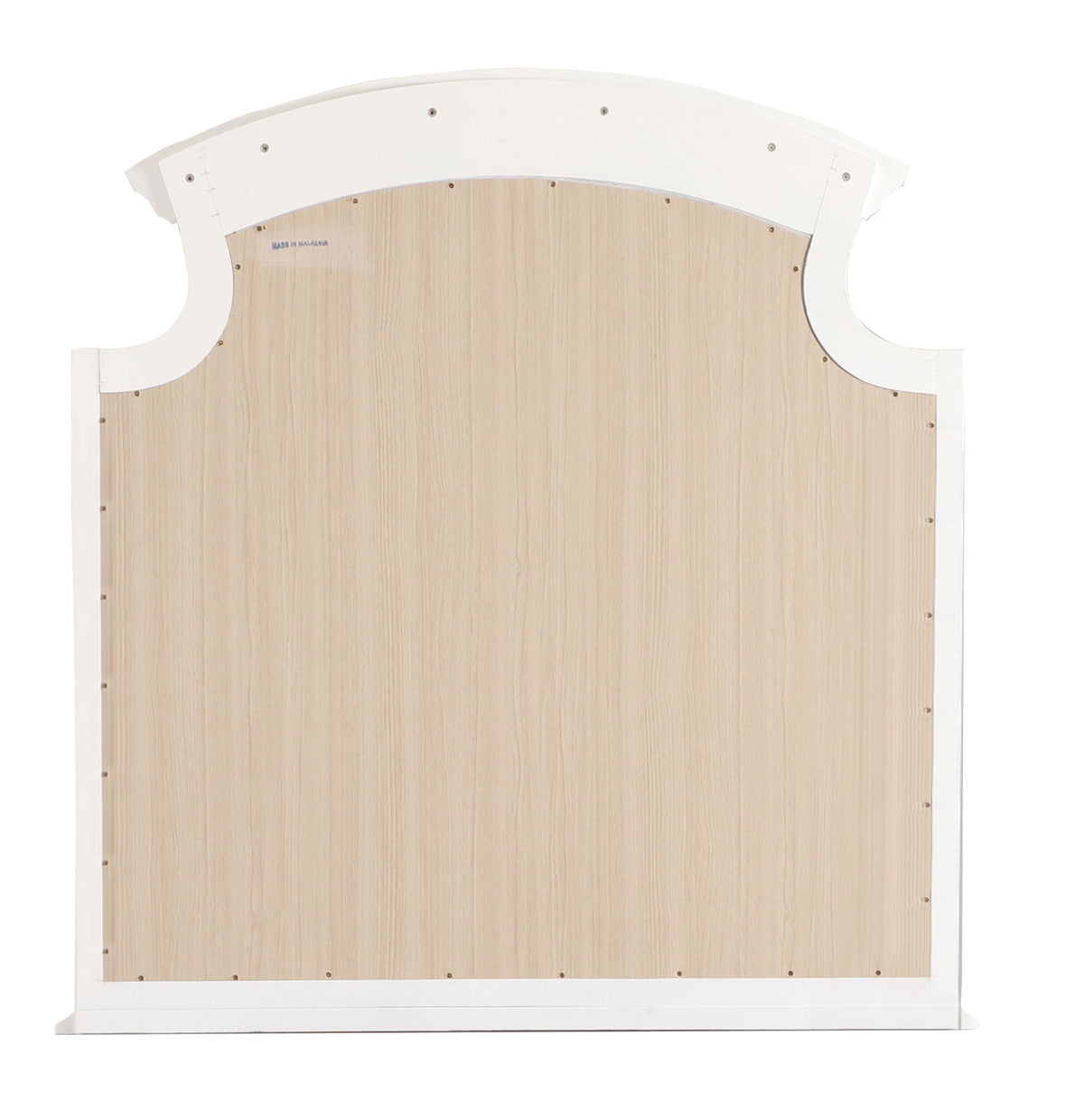 Mirror with Real Wood Veneers and Carved Trim - White or Dark Brown, photo 7 of 12