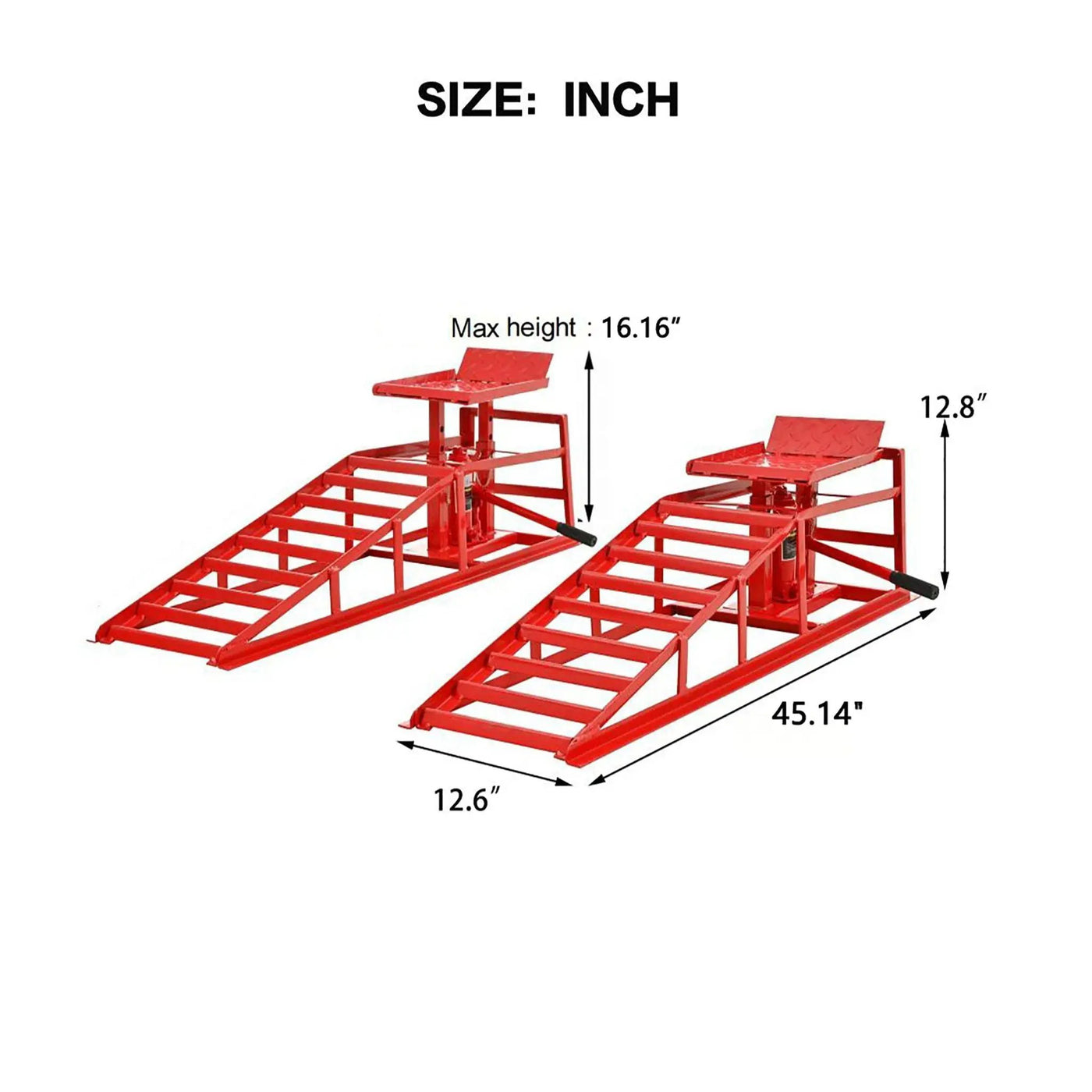 Suxidi - 5 Ton Auto Car Truck Service Ramps Lifts, Hydraulic Automotive Lift by HouseOfZazla