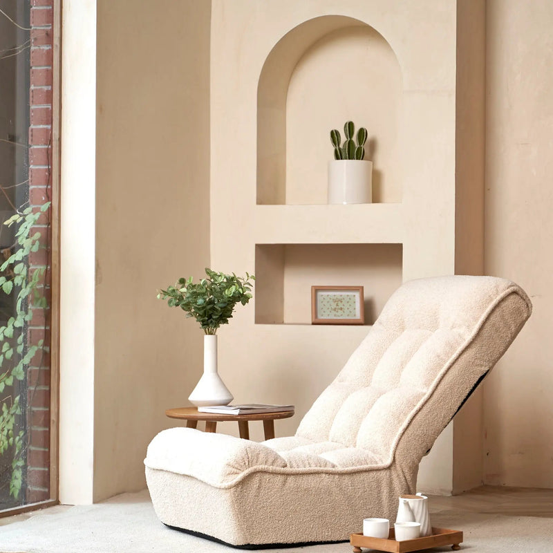 Reclining Japanese Chair Lazy Sofa Tatami Balcony Adjustable Chair by Unique Piece Furniture