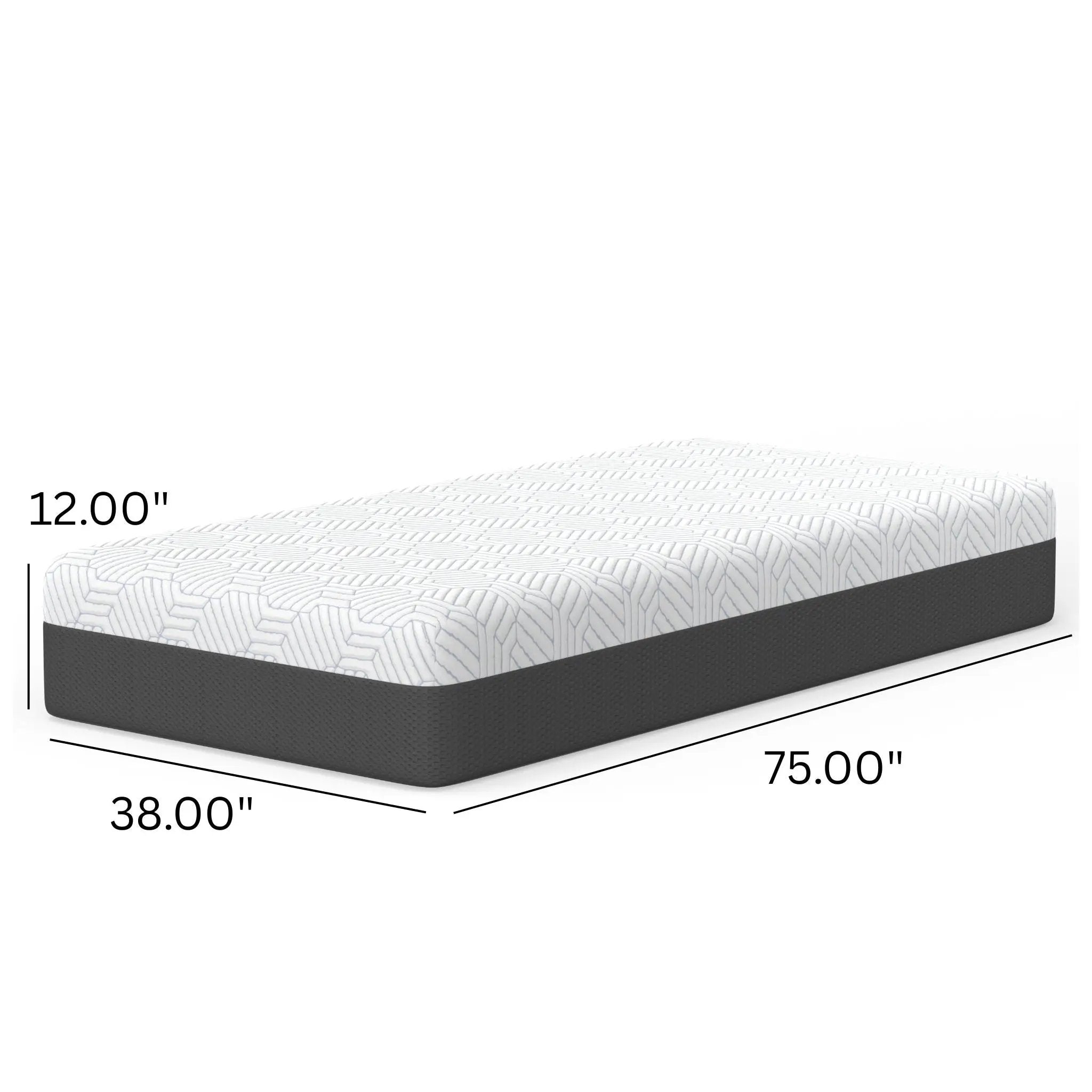 Pur Chill 12" Soft Mattress With Phase Change Cooling Fabric by HouseOfZazla