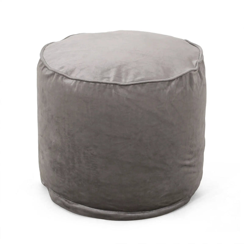 Shimon - Cylinder Pouf Ottoman And Floor Cushion by Unique Piece Furniture
