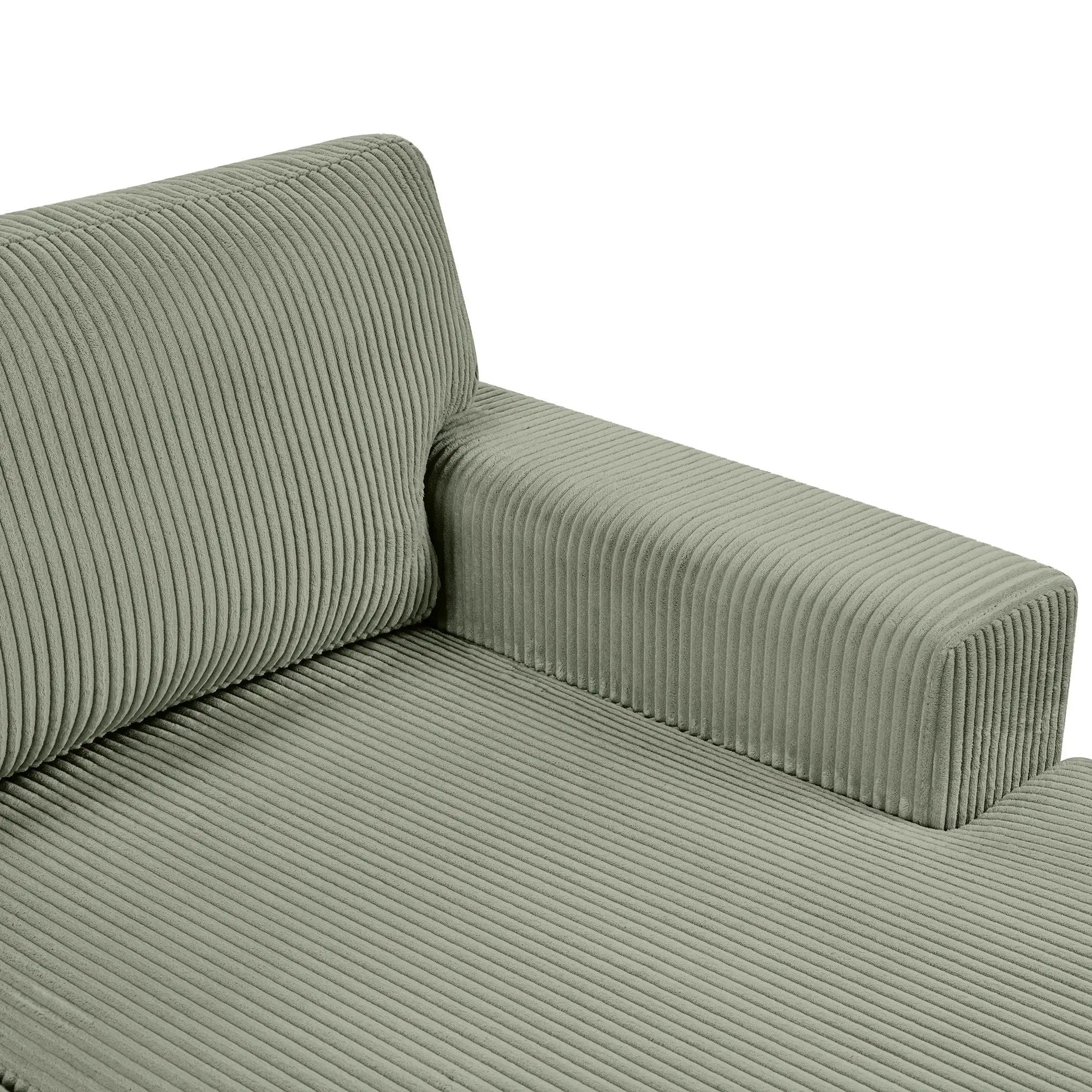 Oversized Sectional U-Shaped Sofa With Chaise Lounge And Three Soft Throw Pillows by HouseOfZazla