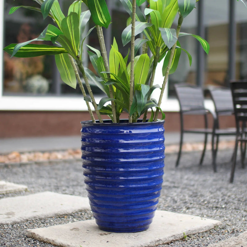 Handmade Sapphire Garden Pot by HouseOfZazla