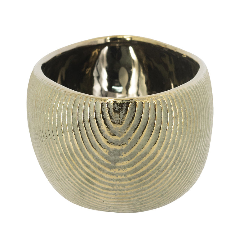 Ceramic Planter Bowl with Textured Finish, photo 4 of 8