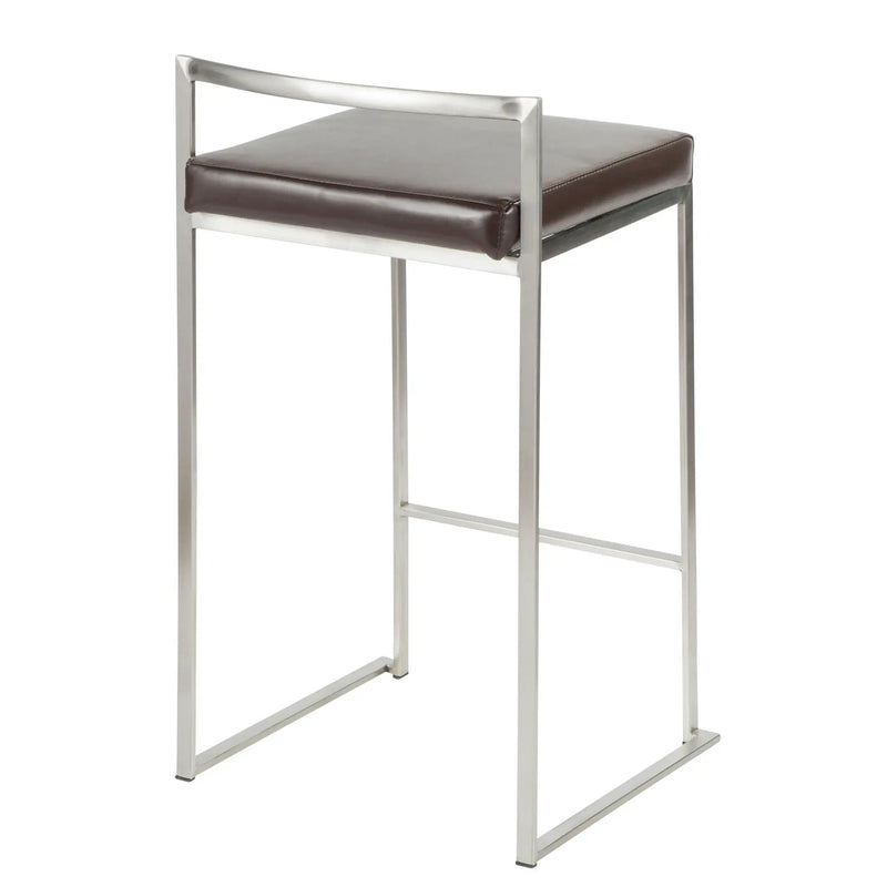 Fuji - Contemporary, Stackable Elegant Counter Stool (Set of 2) by Unique Piece Furniture