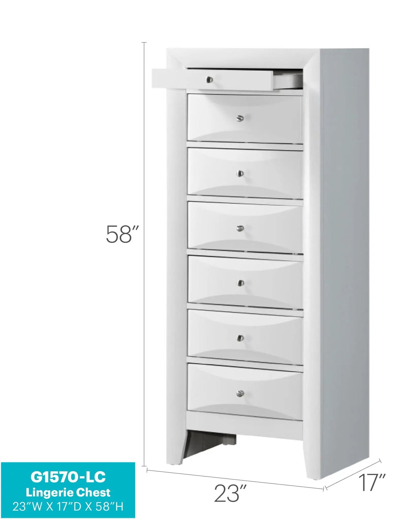 Marilla - 7 Drawer Lingerie Chest by HouseOfZazla