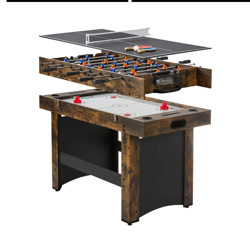 54-Inch 3-In-1 Air Hockey, Ping Pong And Foosball Table Combo (SAK14896) by SAKSBY WHOLESALE