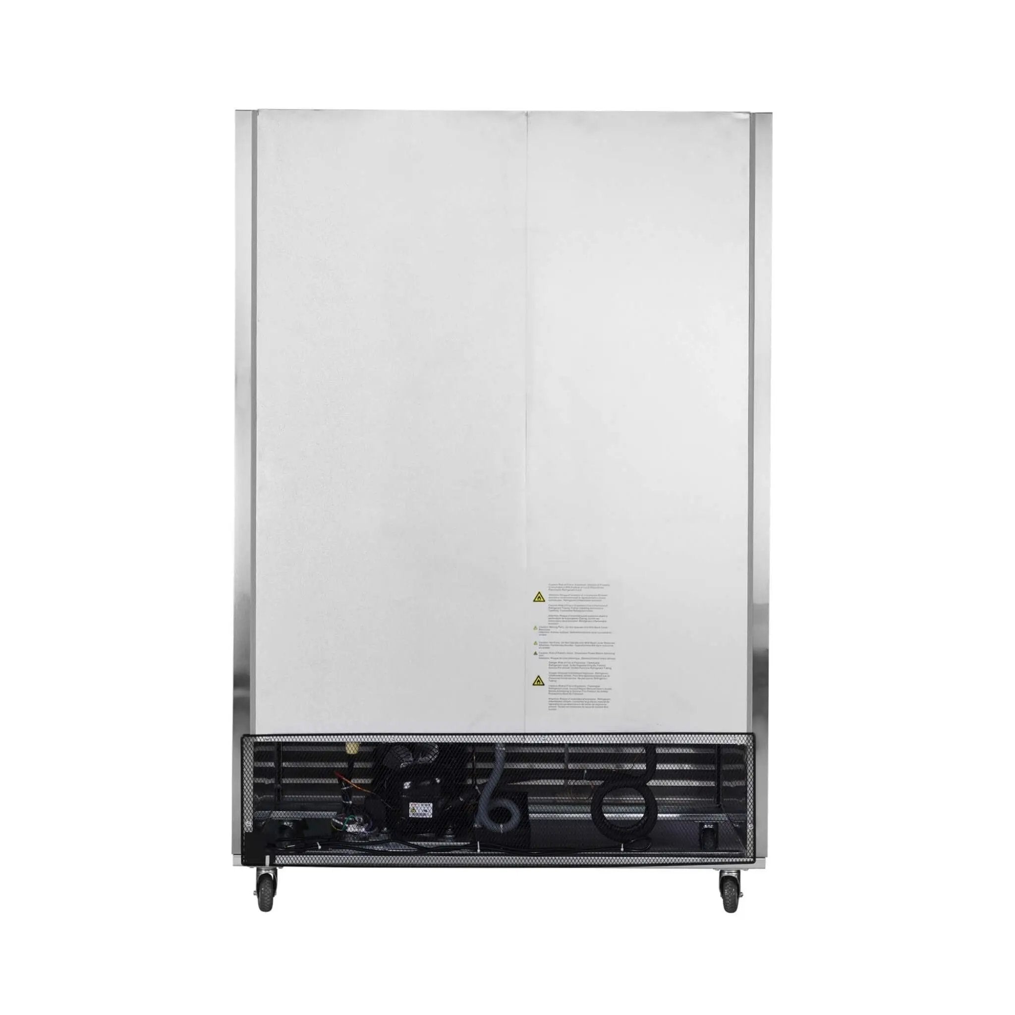 54-Inch 42.2 Cu.Ft Commercial Stainless Steel 2-Section Upright Reach-In Freezer (SAK35148) by SAKSBY WHOLESALE
