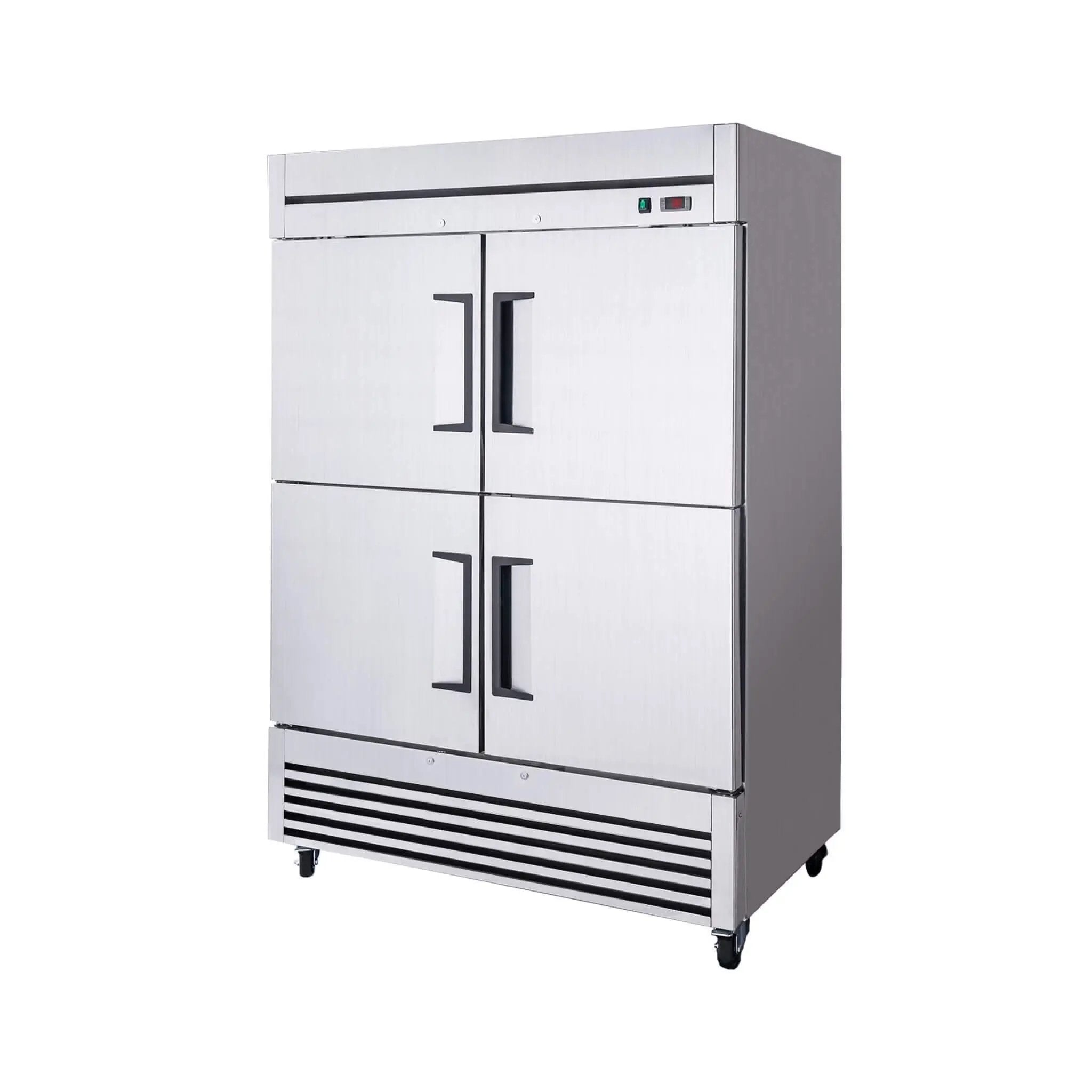 54-Inch 49 Cu.Ft Commercial 6-Shelves Stainless Steel Reach-In Freezer (SAK10247) by SAKSBY WHOLESALE