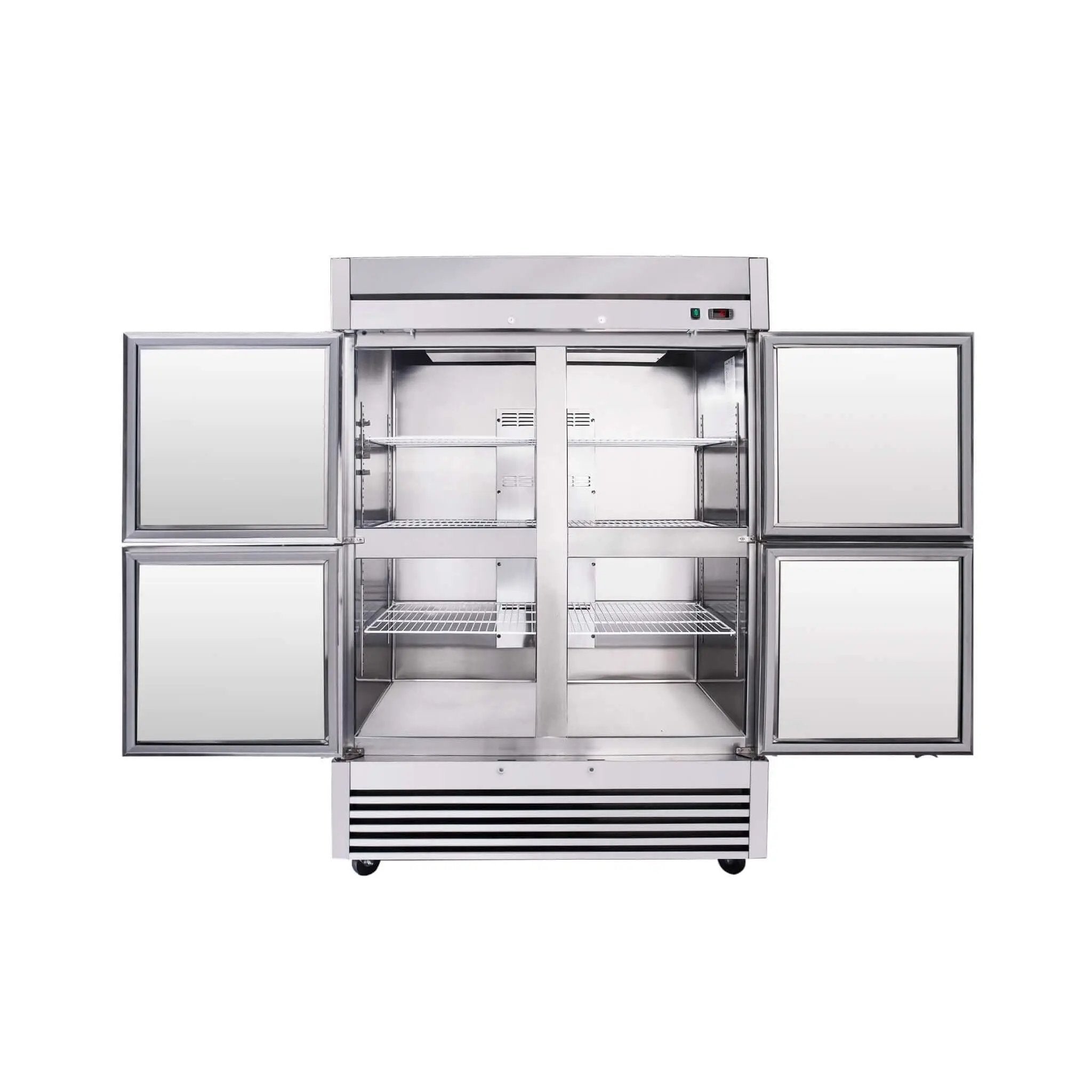 54-Inch 49 Cu.Ft Commercial 6-Shelves Stainless Steel Reach-In Freezer (SAK10247) by SAKSBY WHOLESALE