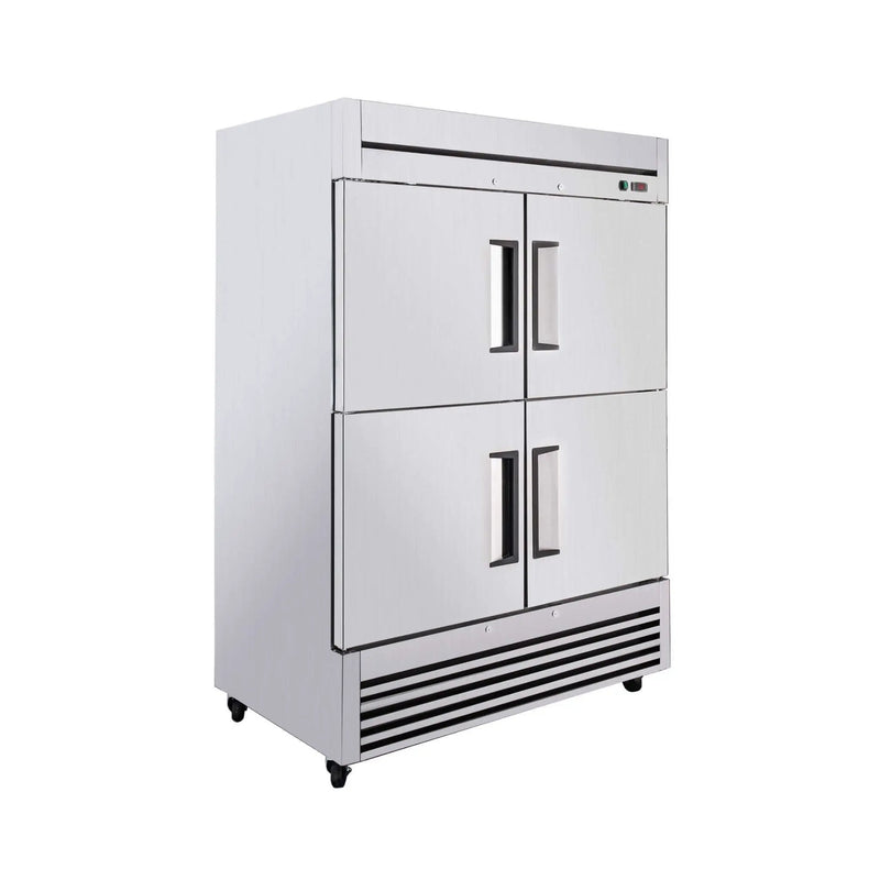 54-Inch 49 Cu.Ft Commercial 6-Shelves Stainless Steel Reach-In Freezer (SAK10247) by SAKSBY WHOLESALE
