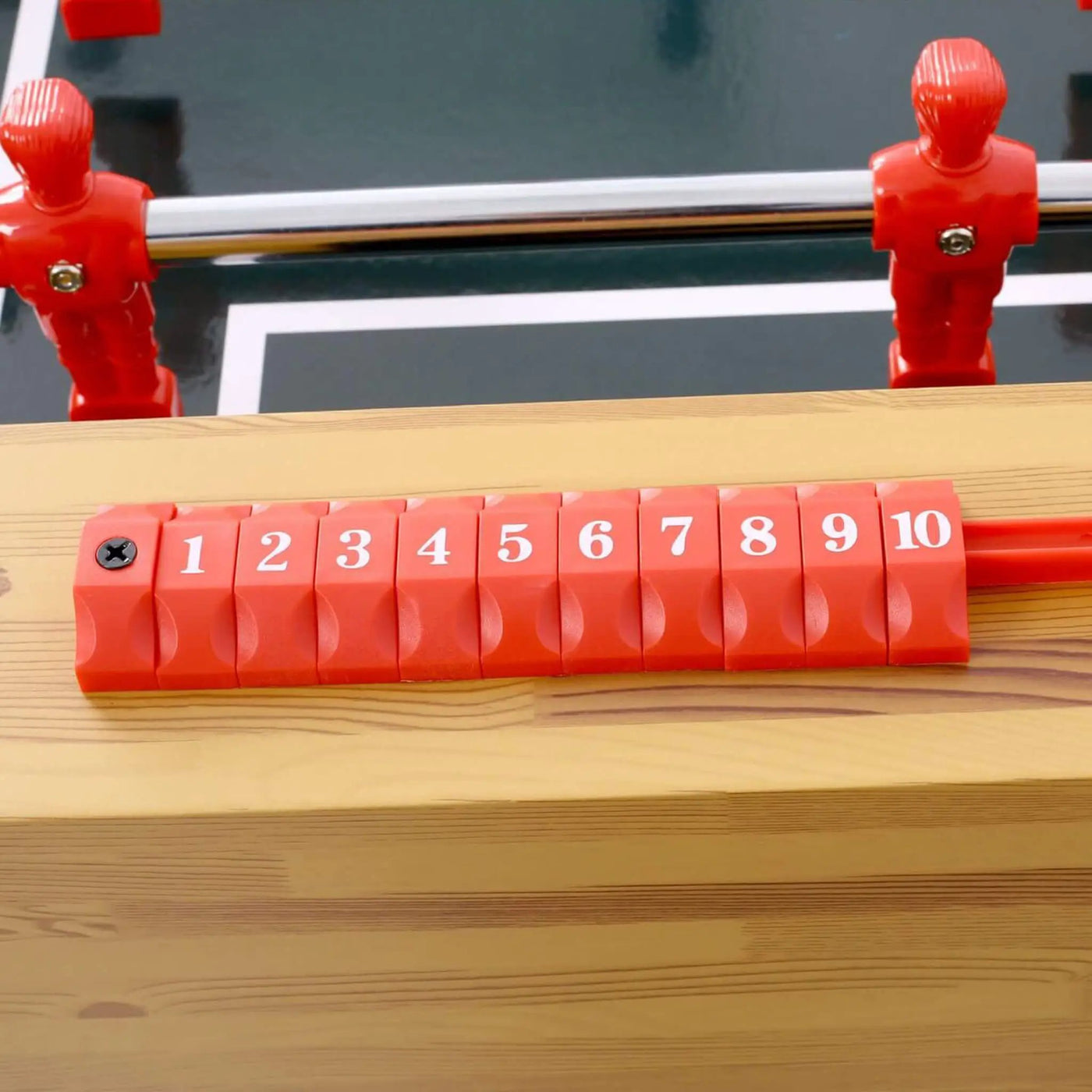 54-Inch Hurricane Light Cherry Foosball Table With Accessories (SAK38651) by SAKSBY WHOLESALE