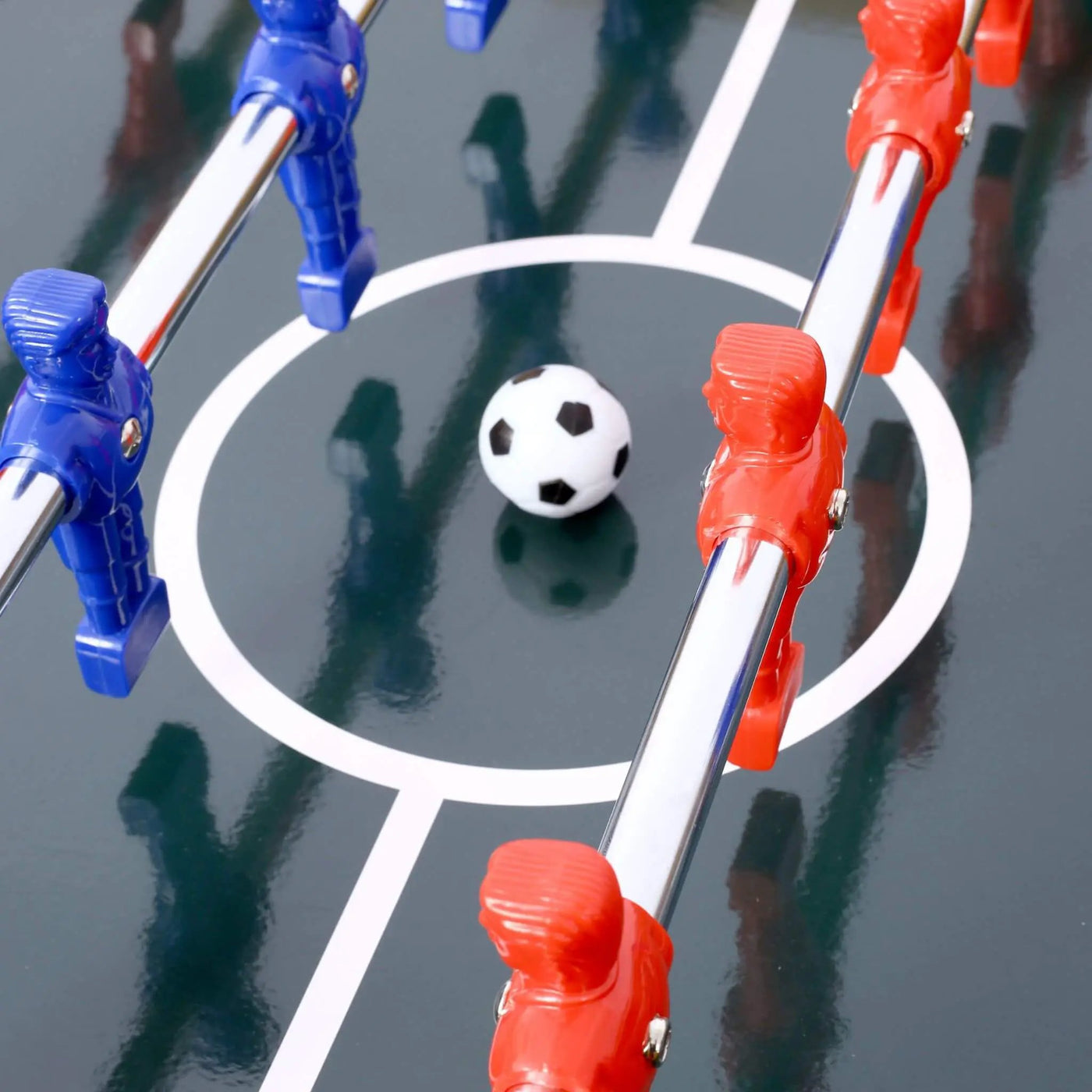 54-Inch Hurricane Light Cherry Foosball Table With Accessories (SAK38651) by SAKSBY WHOLESALE