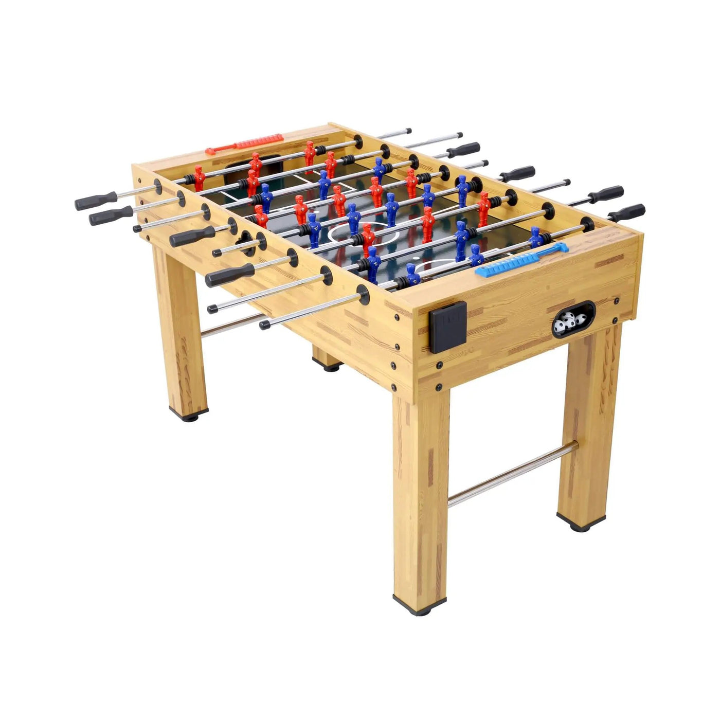 54-Inch Hurricane Light Cherry Foosball Table With Accessories (SAK38651) by SAKSBY WHOLESALE